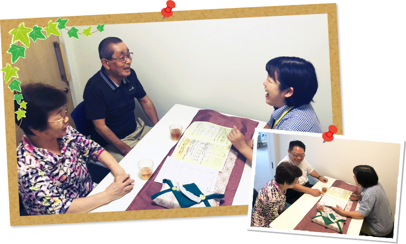 居宅介護支援事業所　相談風景